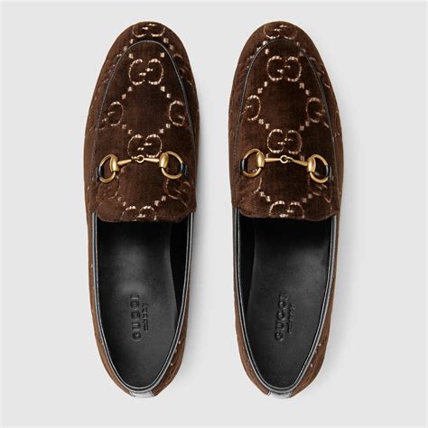 gucci 570145 velvet|Gucci jordaan gg velvet loafer.